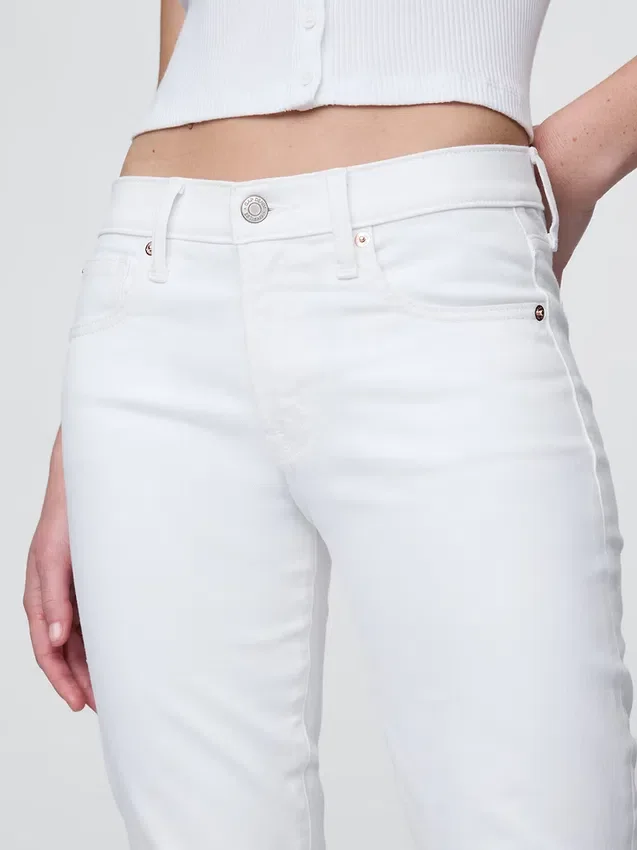 Vaqueros «true skinny» de talle medio