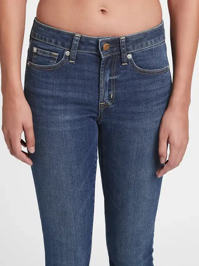 Vaqueros «True Skinny» de talle medio para curvas