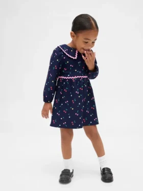 Vestido con cuello para bebés y niños