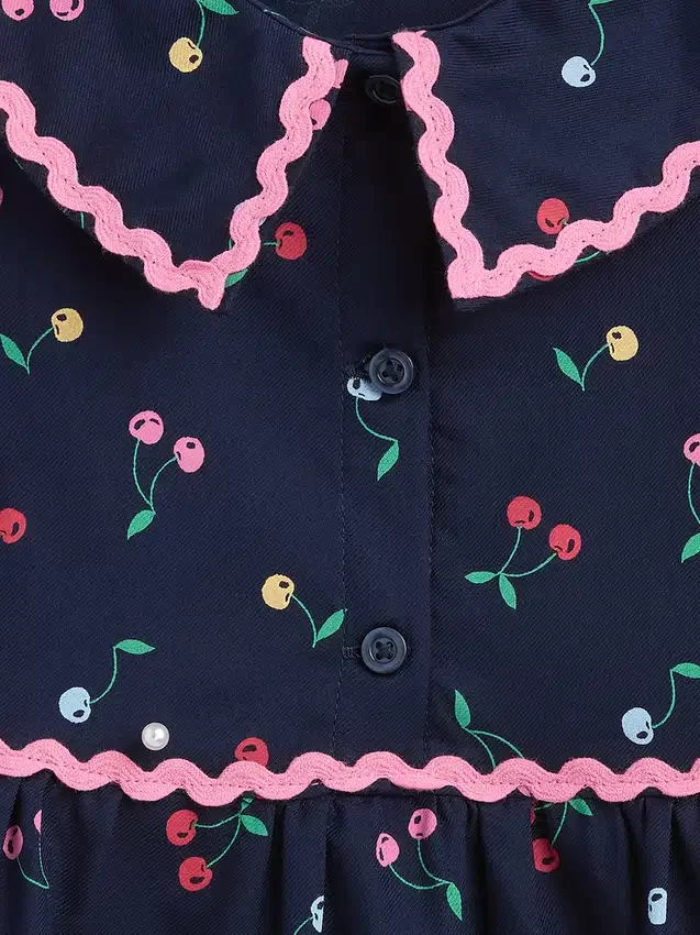Vestido con cuello para bebés y niños
