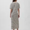 Vestido de camiseta maxi oversize de tejido grueso
