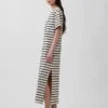 Vestido de camiseta maxi oversize de tejido grueso