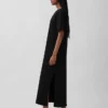 Vestido de camiseta maxi oversize de tejido grueso