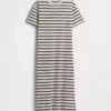 Vestido de camiseta maxi oversize de tejido grueso
