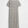 Vestido de camiseta maxi oversize de tejido grueso