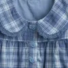 Vestido de cuadros con cuello para bebé