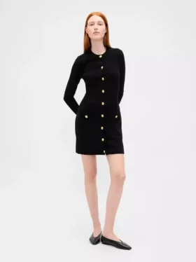 Vestido de jersé con bolsillos acanalados CashSoft