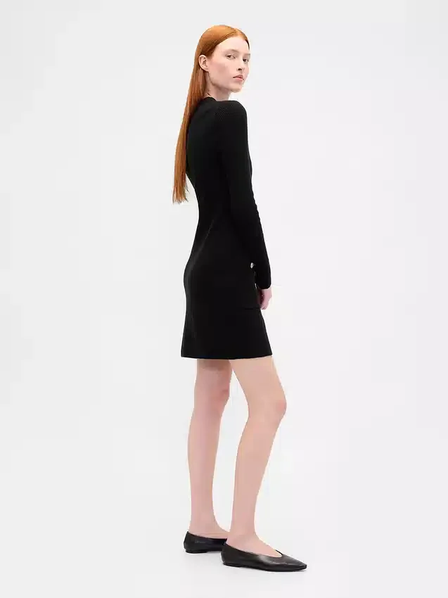 Vestido de jersé con bolsillos acanalados CashSoft