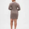 Vestido de jersé con bolsillos acanalados CashSoft