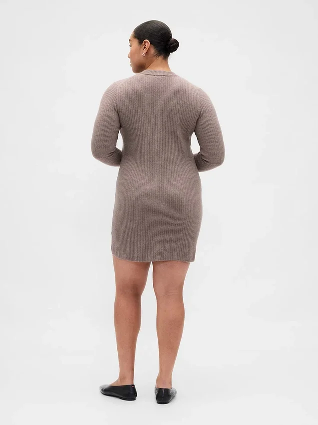 Vestido de jersé con bolsillos acanalados CashSoft