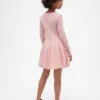 Vestido de niñita con corte abullonado