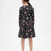 Vestido de niñita con corte abullonado