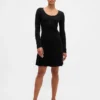 Vestido de punto acanalado CashSoft