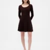 Vestido de punto acanalado CashSoft