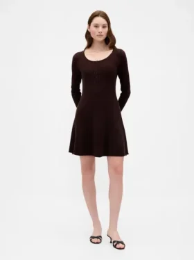 Vestido de punto acanalado CashSoft