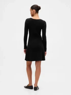 Vestido de punto acanalado CashSoft