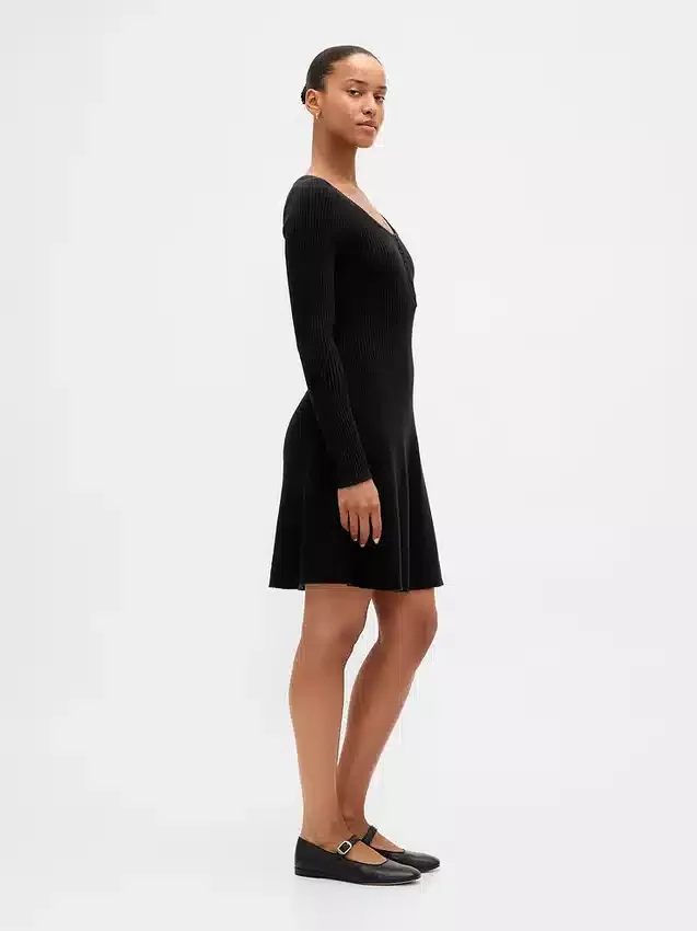 Vestido de punto acanalado CashSoft