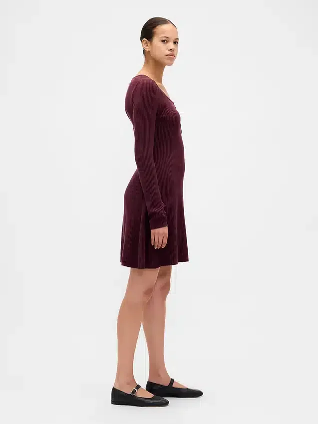 Vestido de punto acanalado CashSoft