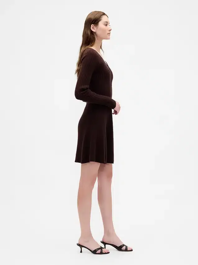 Vestido de punto acanalado CashSoft