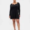 Vestido de punto acanalado CashSoft