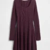 Vestido de punto acanalado CashSoft