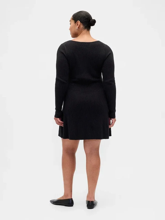 Vestido de punto acanalado CashSoft