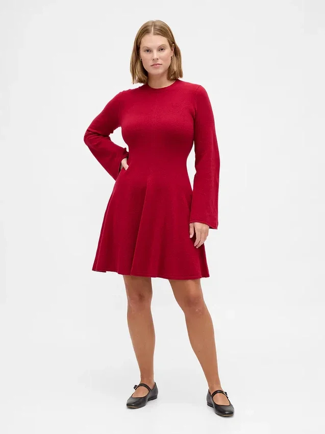 Vestido de punto elástico CashSoft mini