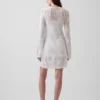 Vestido de punto Pointelle