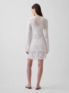 Vestido de punto Pointelle