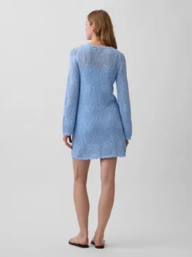 Vestido de punto Pointelle