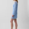 Vestido de punto Pointelle