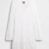 Vestido de punto Pointelle