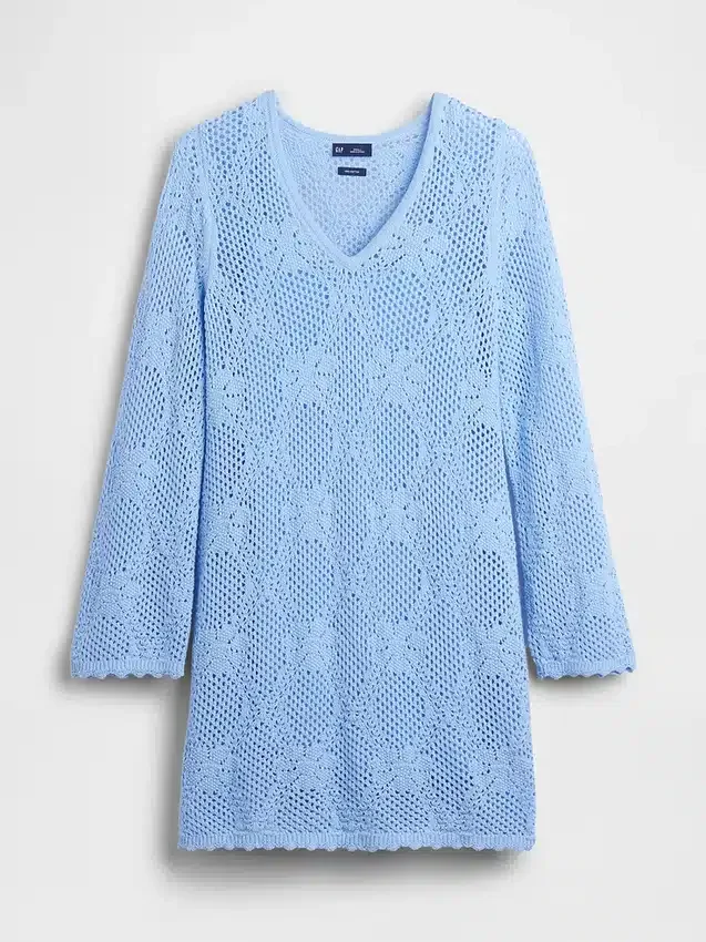 Vestido de punto Pointelle