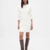 Vestido de punto trenzado CashSoft