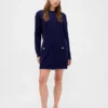 Vestido de punto trenzado CashSoft