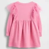 Vestido de sudadera de tul para bebés y niños pequeños