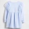 Vestido de sudadera de tul para bebés y niños pequeños