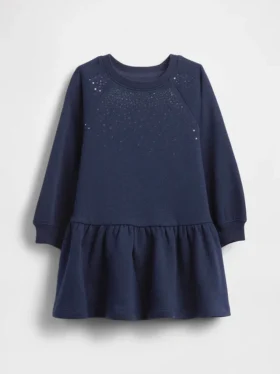 Vestido de sudadera para bebés y niños