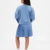Vestido de sudadera plisado «Vintagesoft» para niña