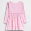 Vestido de tejidos combinados para bebés y niños