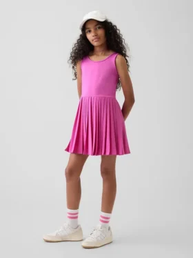 Vestido de tenis plisado para niña