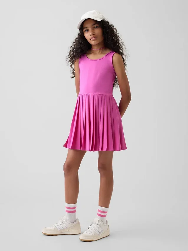 Vestido de tenis plisado para niña