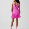 Vestido de tenis plisado para niña