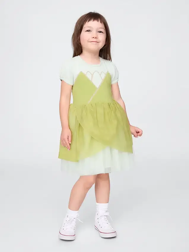 Vestido de tul de GAP × Disney Bebé y Niño con motivos de la princesa Tiana