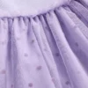 Vestido de tul y tejidos combinados para bebés y niños pequeños