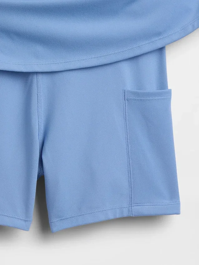 Vestido deportivo infantil de manga corta