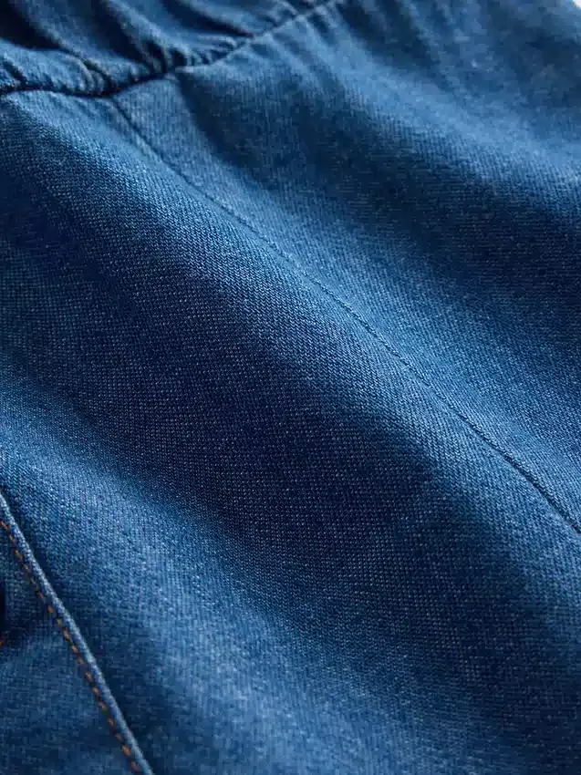 Vestido infantil de vaquero de cintura baja