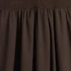 Vestido largo de cintura baja con mezcla de tejidos