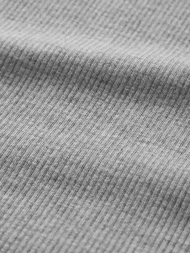 Vestido largo de pijama con acanalado fino