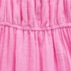 Vestido midi de gasa de algodón para niña